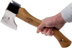 Autine Polished Hatchet, Hache Forgée à La Main, étui Marron -Feu de Camp AT POLISHEDHATCHET 06 autine at polishedhatchet 06