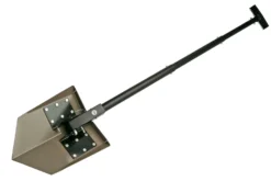 DMOS The Delta Shovel S02FDE, Flat Dark Earth, Acier, Pelle