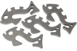 Fish Bone, 4 PiècesPiranha's, Inox