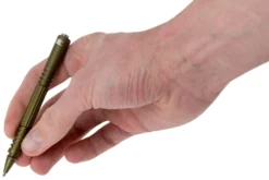 Rick Hinderer Investigator Pen Aluminium Matte OD Green, Stylo Tactique -Feu de Camp HRK INVP AL MOD 04 rick hinderer investigator pen scaled