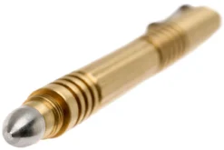 Rick Hinderer Investigator Pen Brass/Laiton, Stylo Tactique -Feu de Camp HRK INVP BRASS 03 rick hinderer investigator pen hrk invp brass 03