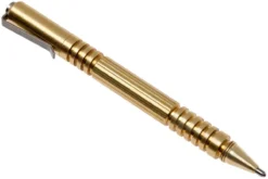 Rick Hinderer Investigator Pen Brass/Laiton, Stylo Tactique -Feu de Camp HRK INVP BRASS 04 rick hinderer investigator pen hrk invp brass 04