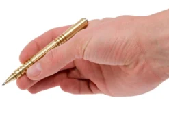 Rick Hinderer Investigator Pen Brass/Laiton, Stylo Tactique -Feu de Camp HRK INVP BRASS 05 rick hinderer investigator pen hrk invp brass 05