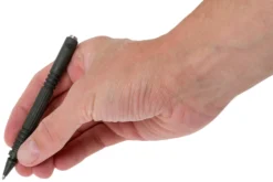 Rick Hinderer Investigator Pen O1 Tool Steel, Parkerized, Stylo Tactique -Feu de Camp HRK INVP O1P 04 rick hinderer knives scaled