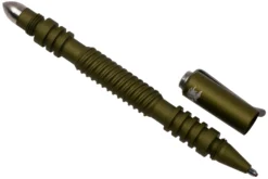 Rick Hinderer Spiral Investigator Pen, Aluminum, Stonewash Matte OD Green, Stylo Tactique -Feu de Camp HRK INVP S AL MG 03 hinderer scaled