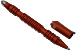 Rick Hinderer Spiral Investigator Pen, Aluminum, Matte Orange, Stylo Tactique -Feu de Camp HRK INVP S AL MO 03 hinderer scaled