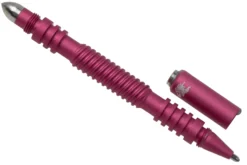Rick Hinderer Spiral Investigator Pen, Aluminum, Matte Pink, Stylo Tactique -Feu de Camp HRK INVP S AL MP 03 hinderer scaled