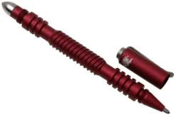 Rick Hinderer Spiral Investigator Pen, Aluminum, Matte Red, Stylo Tactique -Feu de Camp HRK INVP S AL MR 03 hinderer scaled
