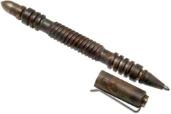 Rick Hinderer Spiral Investigator Battlefield Pickup Pen Copper/Cuivre, Stylo Tactique -Feu de Camp HRK INVP SPR BO BF 03 rick hinderer knives scaled