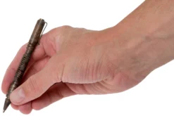 Rick Hinderer Spiral Investigator Battlefield Pickup Pen Copper/Cuivre, Stylo Tactique -Feu de Camp HRK INVP SPR BO BF 04 rick hinderer knives scaled