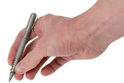 Rick Hinderer Investigator Pen Stainless Steel Working Finish, Stylo Tactique -Feu de Camp HRK INVP SSWF 04 rick hinderer investigator pen scaled