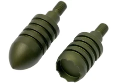 Rick Hinderer Extreme Duty Modular Kubotan Pen Deluxe Set Matte OD Green -Feu de Camp HRK KUBADEX AL OD 03 rick hinderer knives scaled