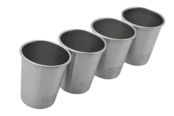 Klean Kanteen Cup 1000429 Brushed Stainless Gobelet 295 Ml, 4 Pièces -Feu de Camp KC1000429 03 kleankanteen scaled