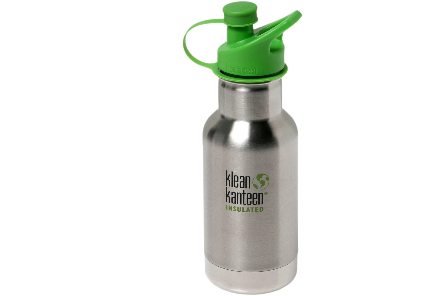 Klean Kanteen Kid Insulated Sport Cap 350 Ml, Rvs/ Vert 1 Klean Kanteen Kid Insulated Sport Cap 350 Ml, Rvs/ Vert