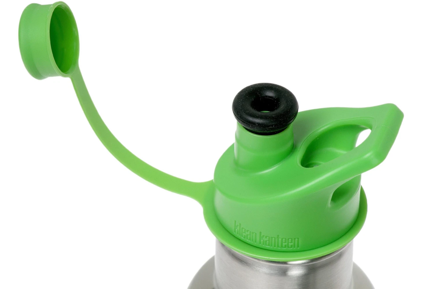 Klean Kanteen Kid Insulated Sport Cap 350 Ml, Rvs/ Vert 2 Klean Kanteen Kid Insulated Sport Cap 350 Ml, Rvs/ Vert – Image 2