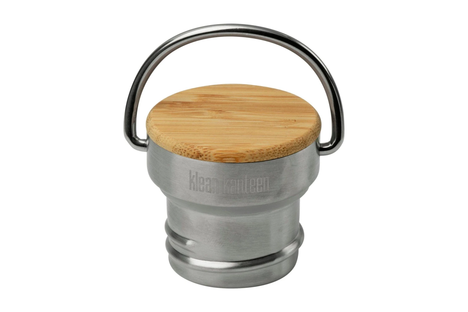 Klean Kanteen Stainless Bamboo Cap, Bouchon Antifuite, Inox Et Bambou 1 Klean Kanteen Stainless Bamboo Cap, Bouchon Antifuite, Inox Et Bambou