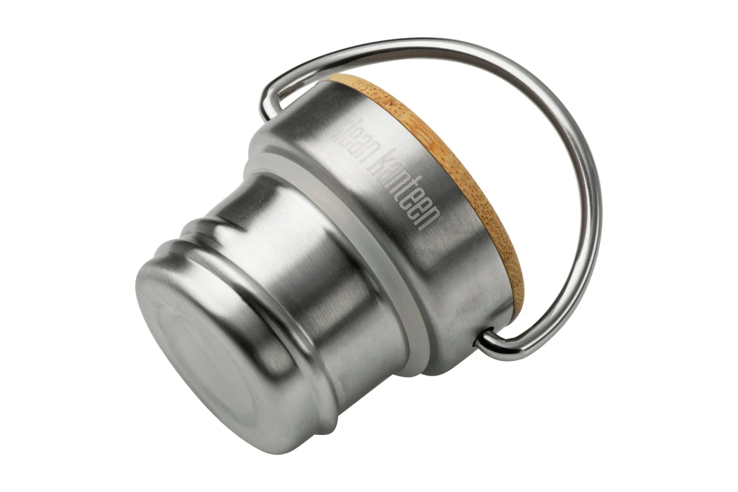 Klean Kanteen Stainless Bamboo Cap, Bouchon Antifuite, Inox Et Bambou 2 Klean Kanteen Stainless Bamboo Cap, Bouchon Antifuite, Inox Et Bambou – Image 2