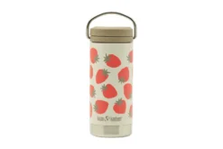 Klean Kanteen TKWide 12oz Twist Cap - Strawberries