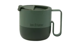 Klean Kanteen Insulated Rise Mug 1010194 Tasse Thermos Avec Couvercle à Rabat, Sea Spray, 399 Ml