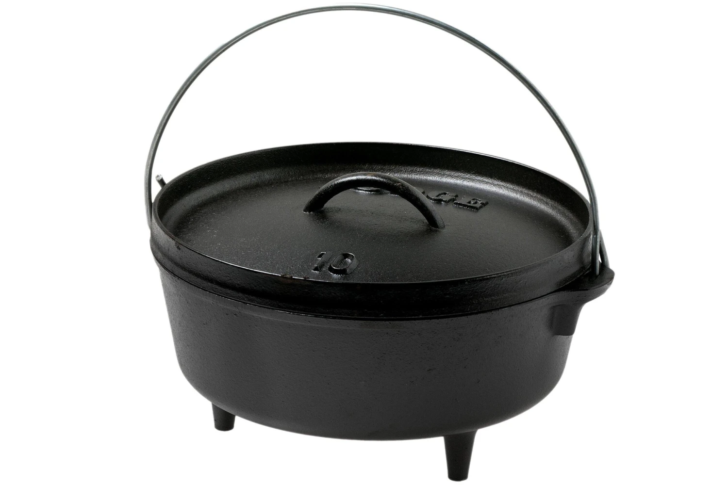 Lodge Camp Dutch Oven Avec Couvercle L10CO3, Volume Environ 3,8L 1 Lodge Camp Dutch Oven Avec Couvercle L10CO3, Volume Environ 3,8L