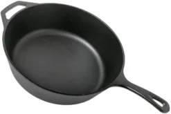 Lodge Cast Iron Deep Skillet Poêle à Frire Profonde L10DSK3, Volume Environ 4,7 L