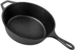 Lodge Cast Iron Deep Skillet Poêle à Frire Profonde L8DSK3, Volume Environ 3 L