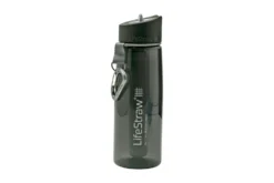 LifeStraw Go 2-stage Dark Grey, Bouteille Avec Filtre 650 Ml, Gris Foncé