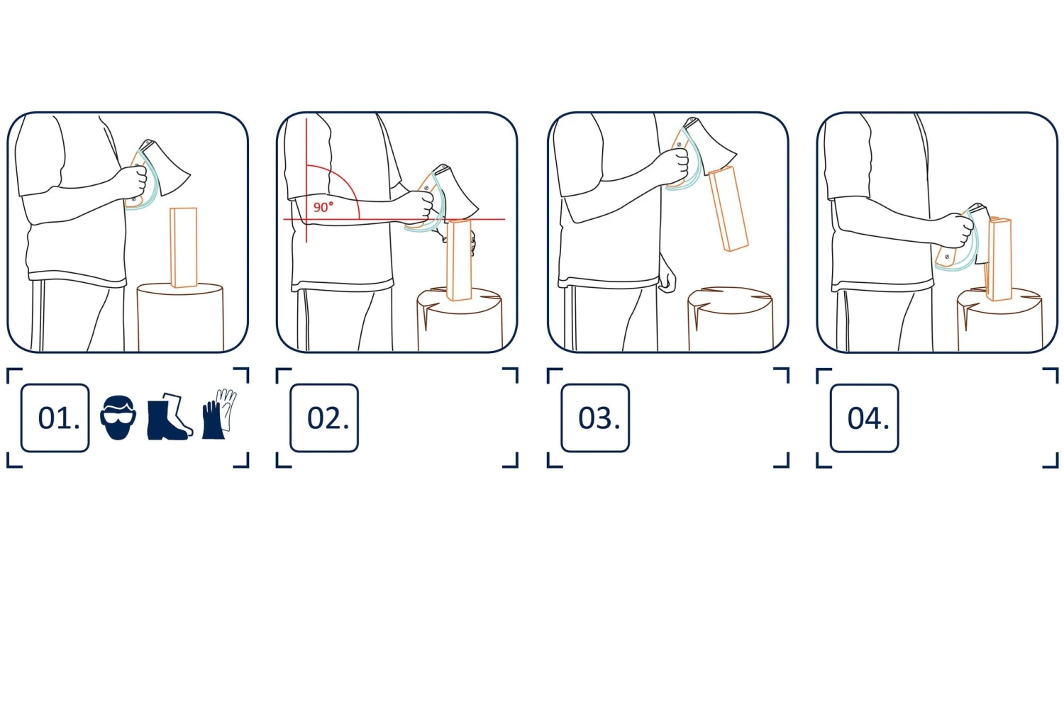 Mueller Müller Hâche Pour Petit Bois Triff-fix Classic-S Lady, 1650g, 7281,15 4 Mueller Müller Hâche Pour Petit Bois Triff-fix Classic-S Lady, 1650g, 7281,15 – Image 4