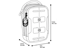 Maxpedition CAP Compact Administration Pouch Grey, AGR 15 Maxpedition CAP Compact Administration Pouch Grey, AGR -Feu de Camp MXCAPGRY 08 maxpedition mxcapgry 08