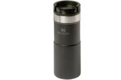 Stanley The NeverLeak Travel Mug, 350 Ml, Thermos, Noir