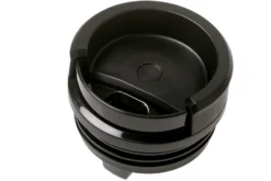 Stanley The NeverLeak Travel Mug, 350 Ml, Thermos, Noir -Feu de Camp PI10 09855 007 03 stanley scaled