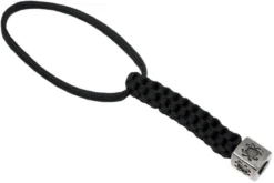 Spyderco Square Bead Pewter Avec Lanyard