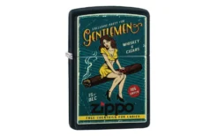 Zippo Cigar Girl Design Matte Black 218-076647, Briquet