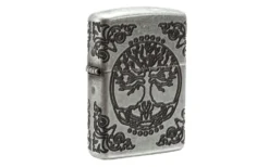 Zippo Armor Tree Of Life Antique Silver 29670-000002, Briquet