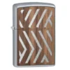 Zippo Woodchuck Walnut Emblem Herringbone Sweep 29902-000002, Briquet