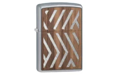 Zippo Woodchuck Walnut Emblem Herringbone Sweep 29902-000002, Briquet